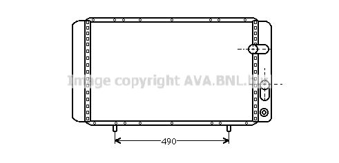 AVA QUALITY COOLING Radiators, Motora dzesēšanas sistēma RT2202